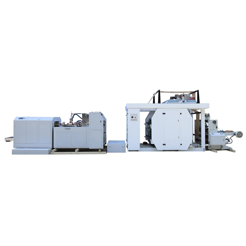 SNW-JD350 High Speed V Bottom Paper Bag Machine With 4 Color
