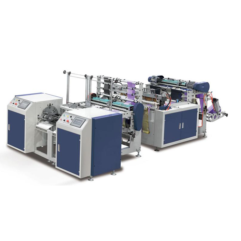 SNW-WX-400*2 High Speed Double Lines Star Sealing And Flat Bag Making Machine